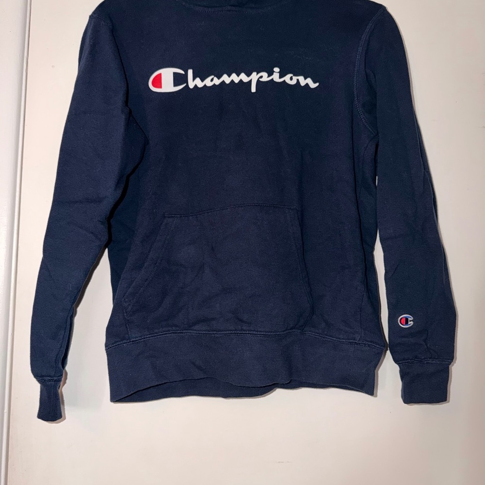 Champion Dark Blue Pullover with Logo